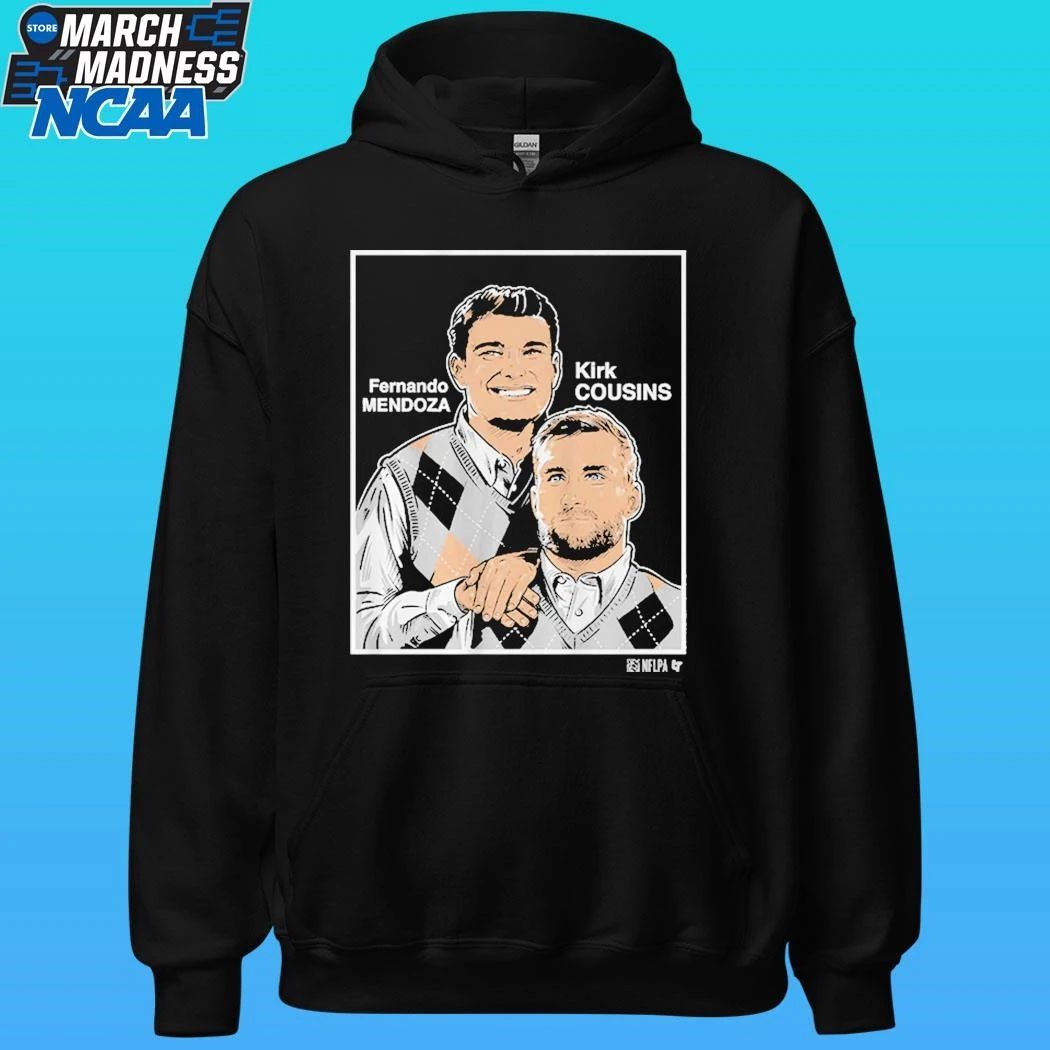 Fernando Mendoza & Kirk Cousins Family Portrait Shirt