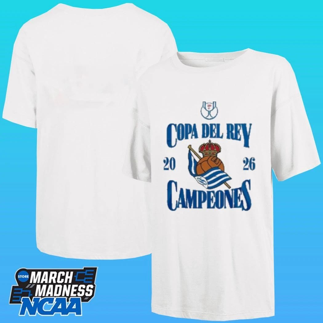 Real Sociedad 2026 Copa Del Rey Champions Shirt