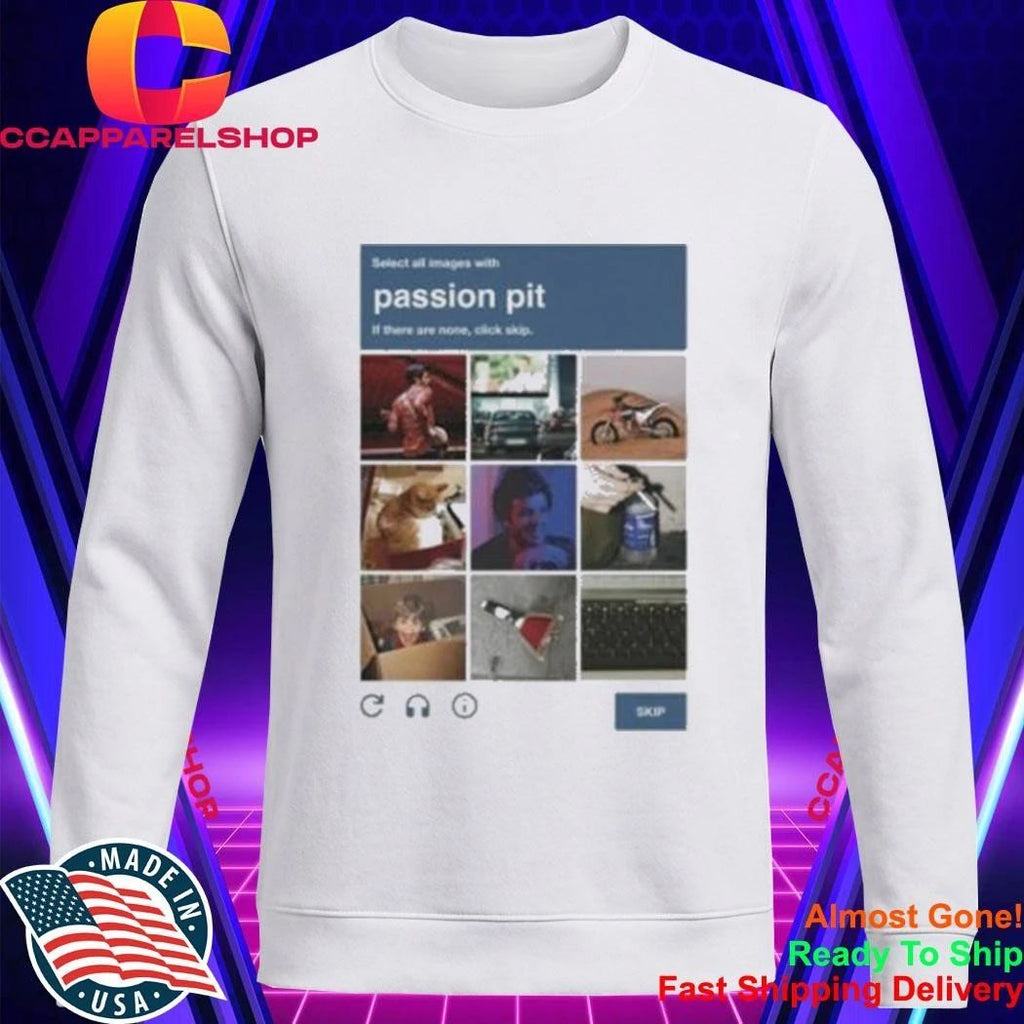 Passion Pit Captcha Shirt