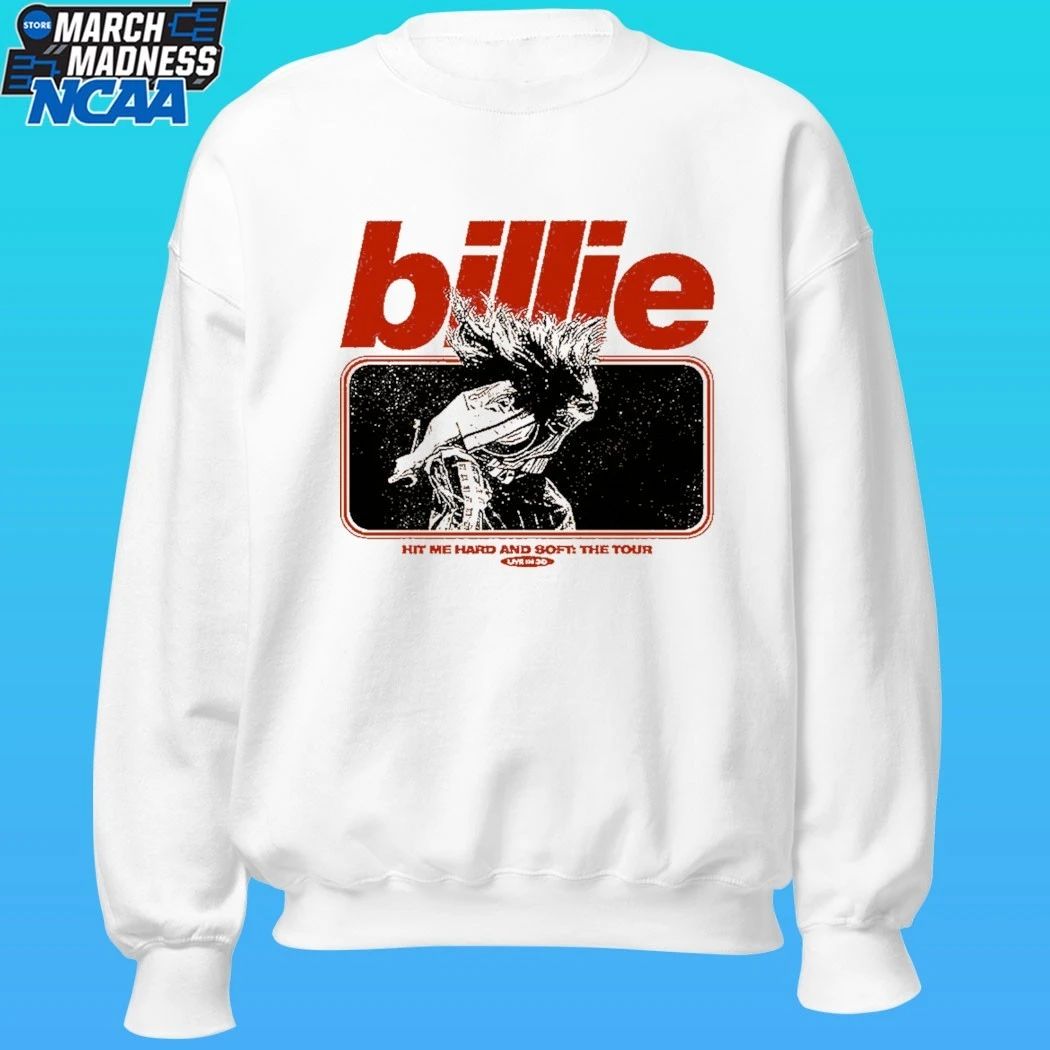 Billie Eilish Live In 3d Hair Whip Mustard Shirt