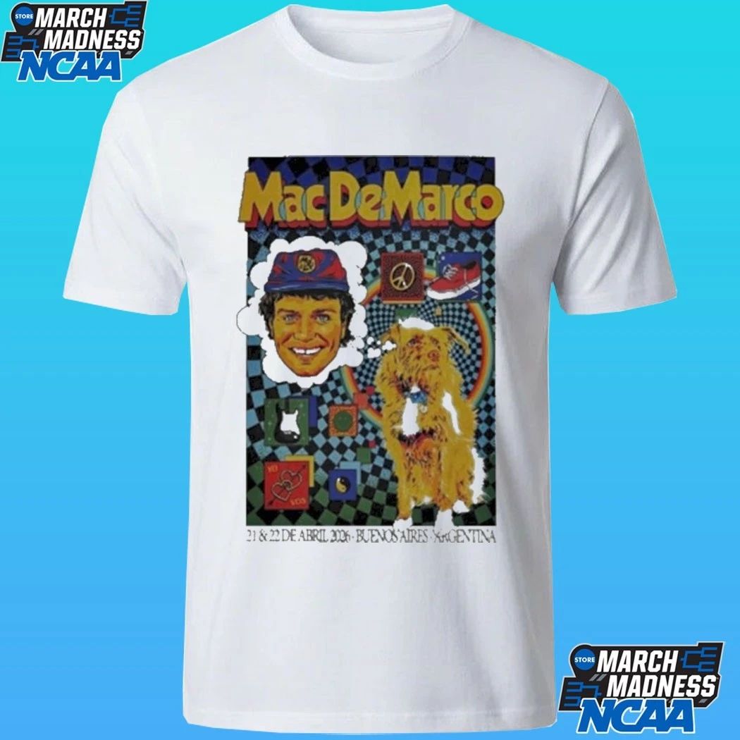 Mac Demarco Apr 21-22 2026 C Art Media In Buenos Aires Argentina Poster Shirt