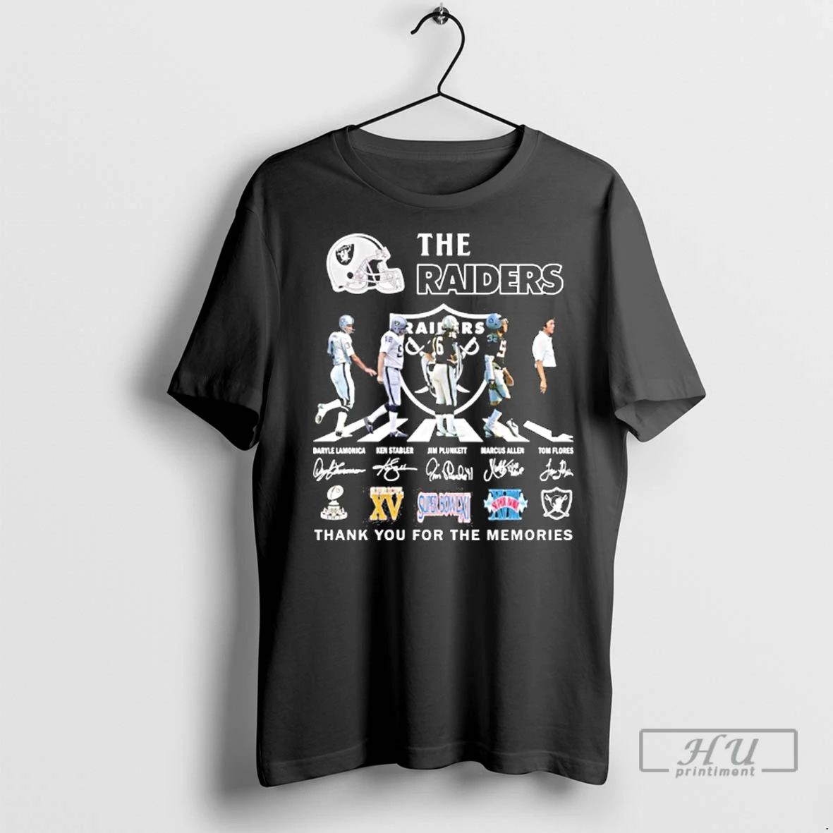 Officials The Oakland Raiders Abbey Road 2025 T Shirts