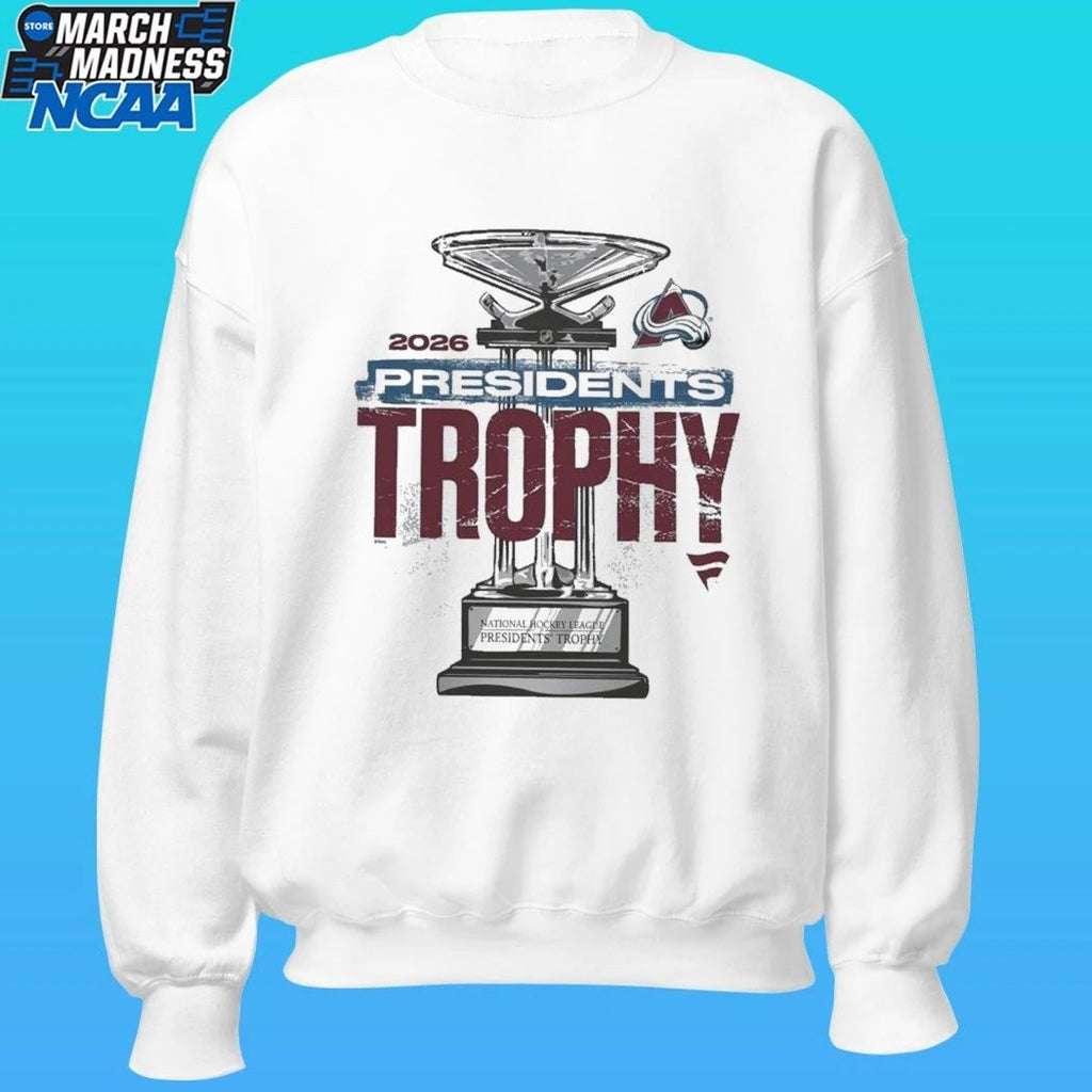 Colorado Avalanche NHL2026 Presidents Trophy Winner Stanley Cup Playoffs 2026 Shirt