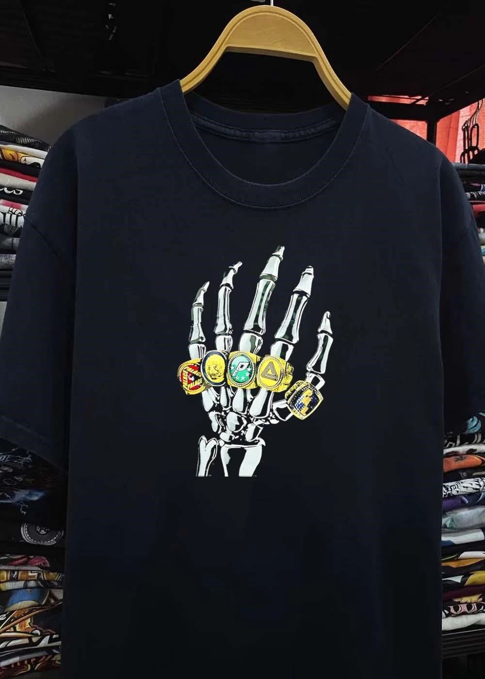 Palace Skeleton Hand Rings Graphic Print T-Shirt
