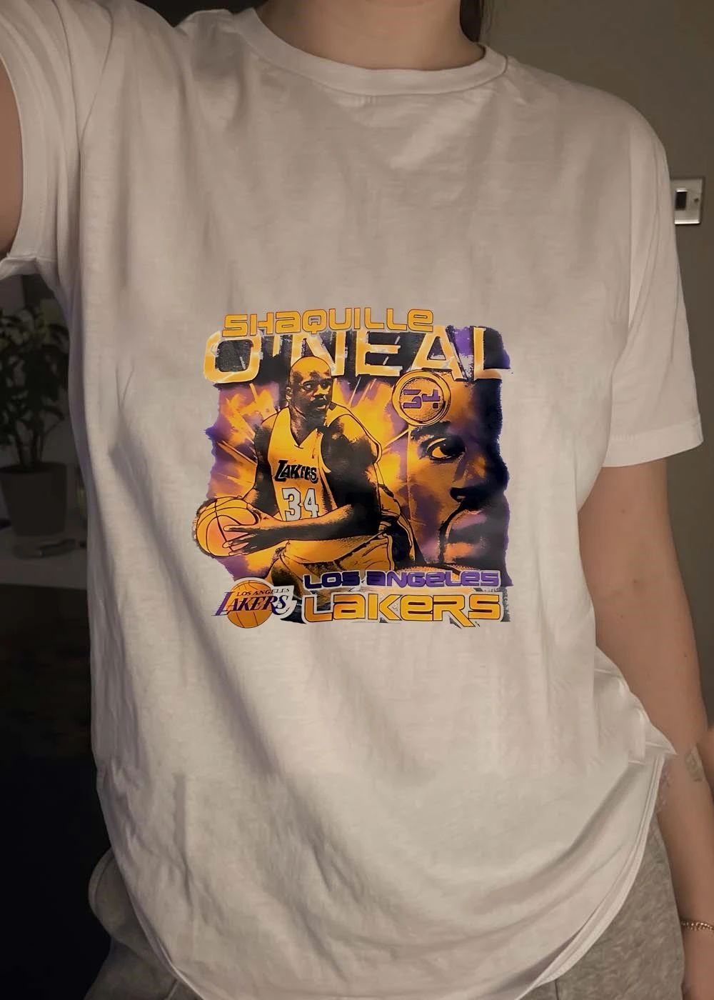 Los Angeles Lakers Shaquille O’Neal Three Peat vintage shirt