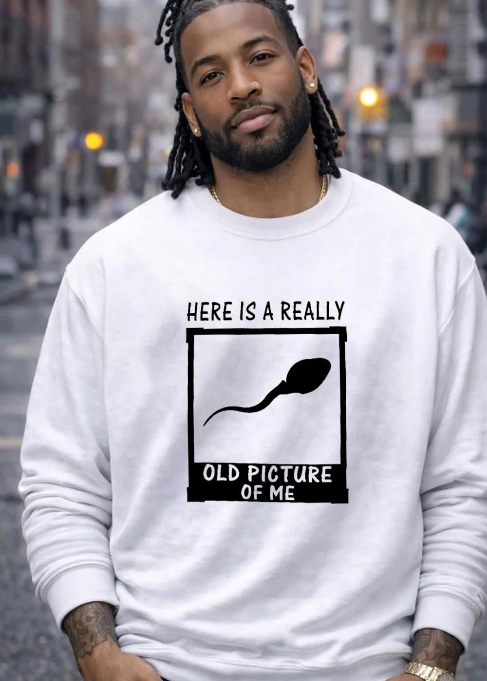 Sperm cell life beginning here is a really old picture of me shirt