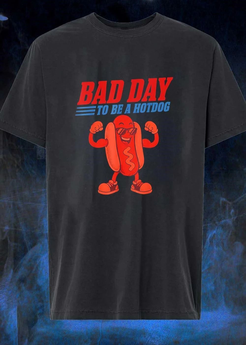 Bad Day To Be A Hotdog Funny Shirt