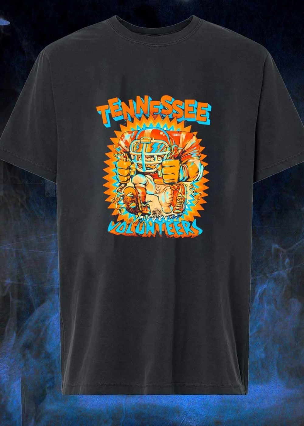 Tennessee Volunteers T-Shirt Football Player Breaking Chains