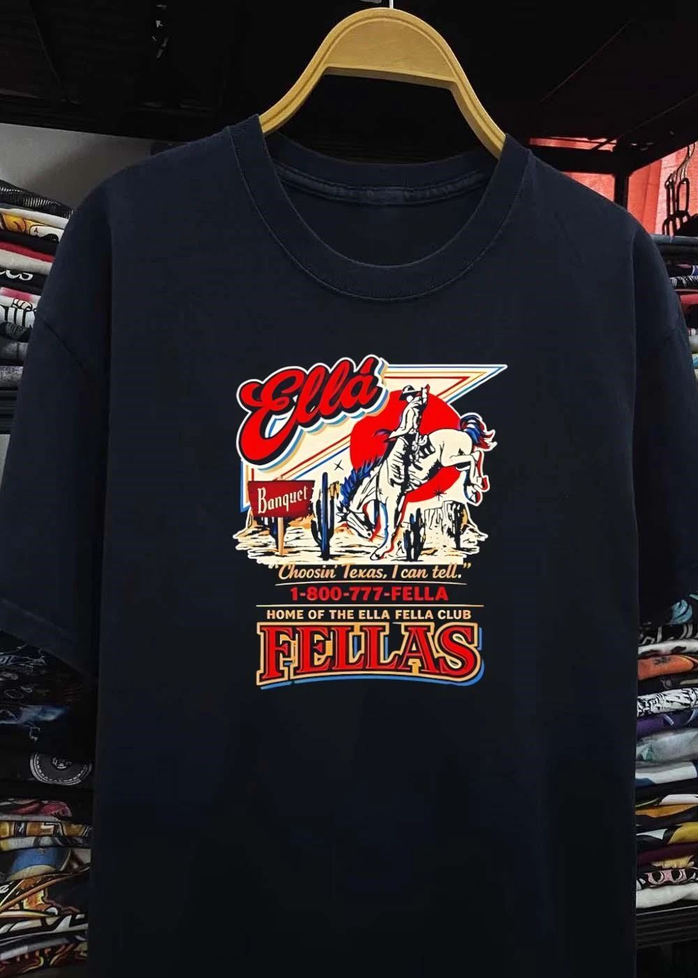 Ella Fellas Choosin’ Texas Rodeo Cowboy T-Shirt