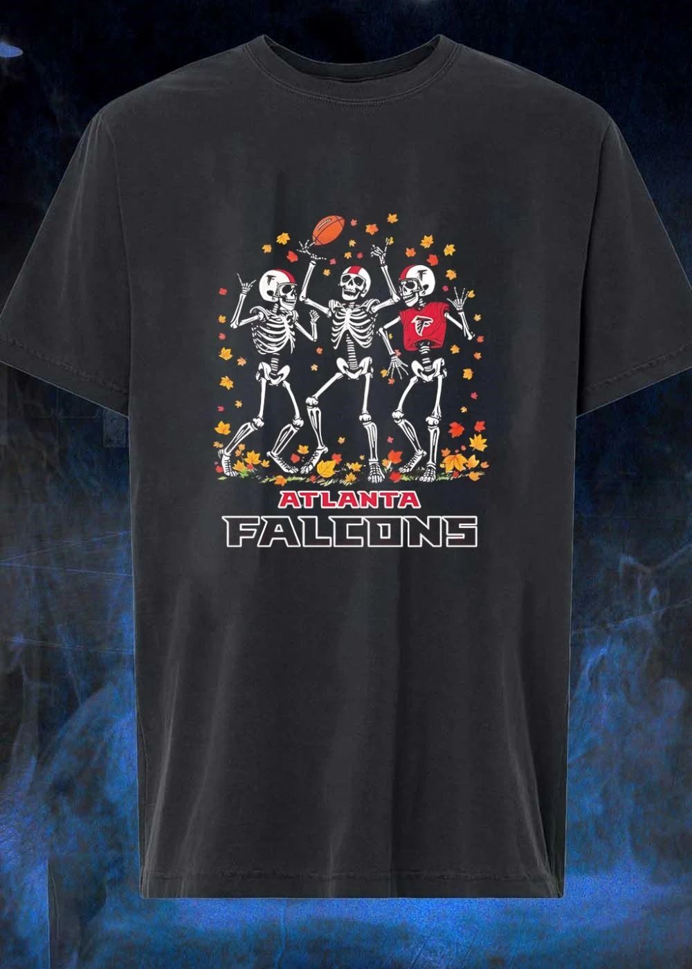 Atlanta Falcons Halloween Skeletons Football Shirt