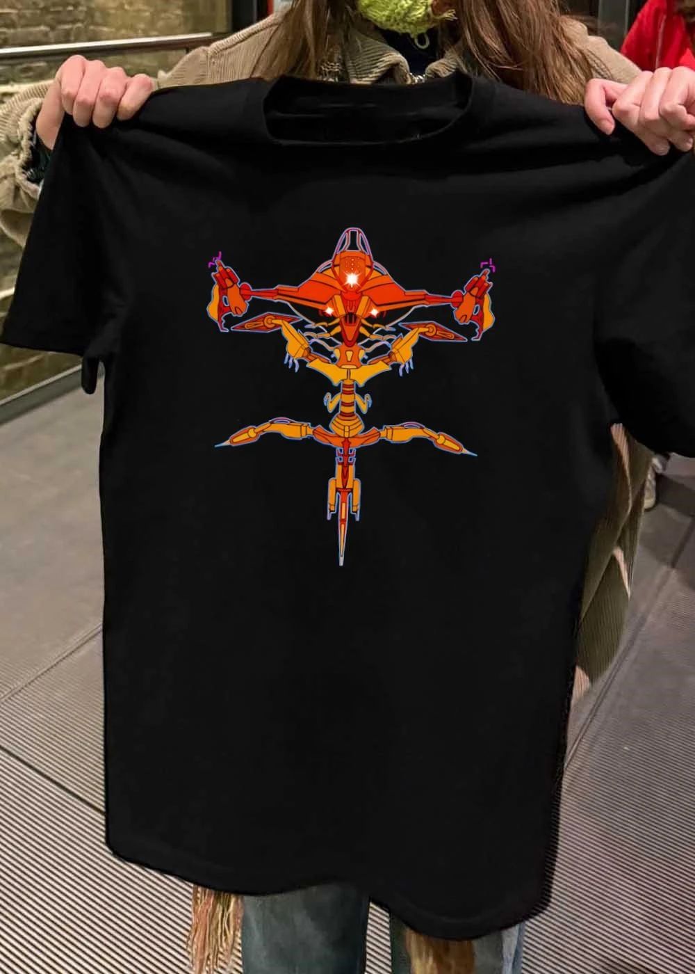Scion of the Machine Gods Raising Two Middle Fingers T-Shirt