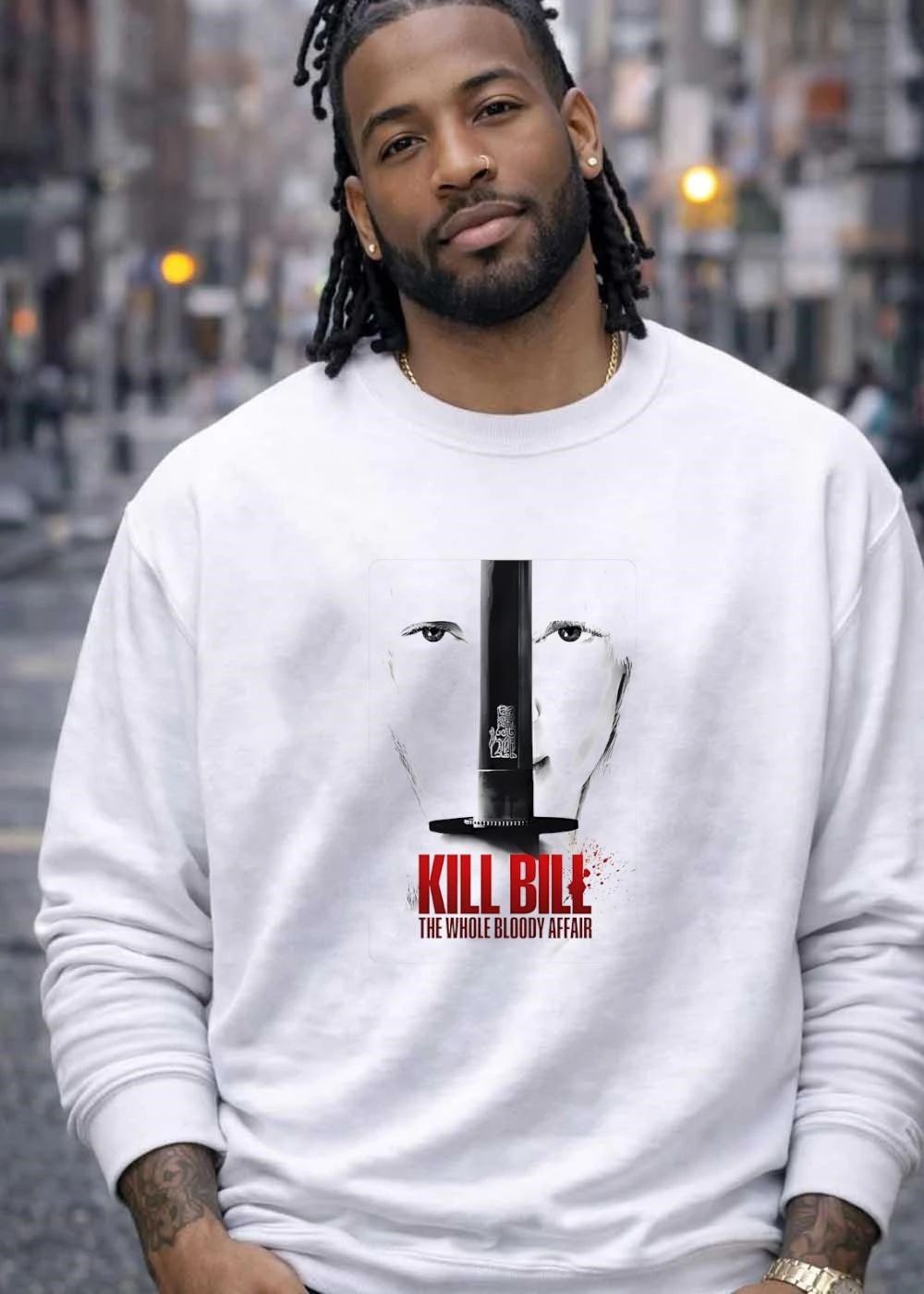 Kill Bill The Whole Bloody Affair Uma Thurman Katana Shirt
