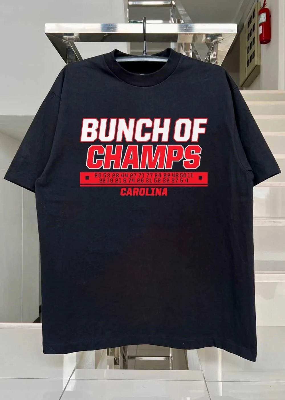 Carolina Hurricanes Bunch of Champs Player Number T-Shirt