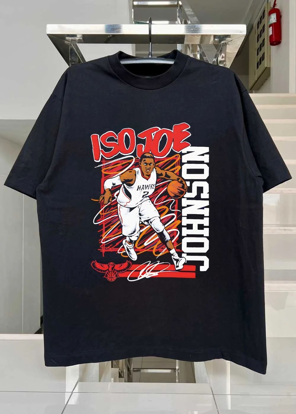 Homage Hawks Joe Johnson shirt