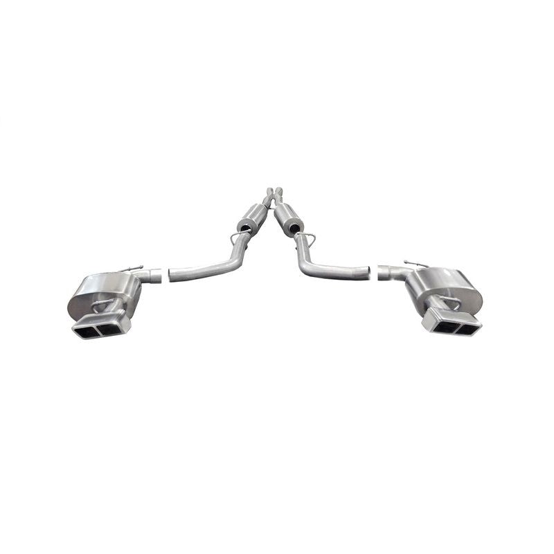 2.75in Cat-Back Dual Rear Exit w/ GTX2 Polished Tips 2011-2014 Dodge Challenger
