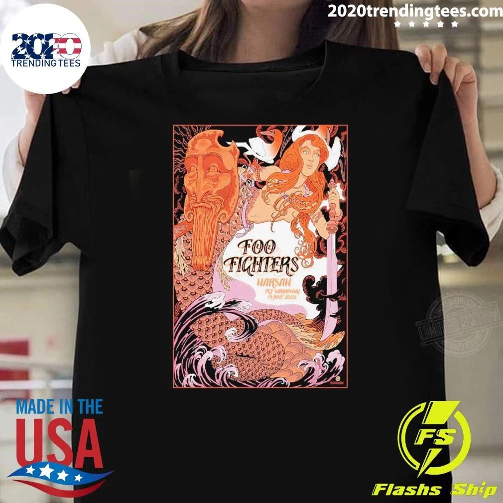 Foo Fighters Warsaw Pge Narodowy Poland June 15 2026 Shirt