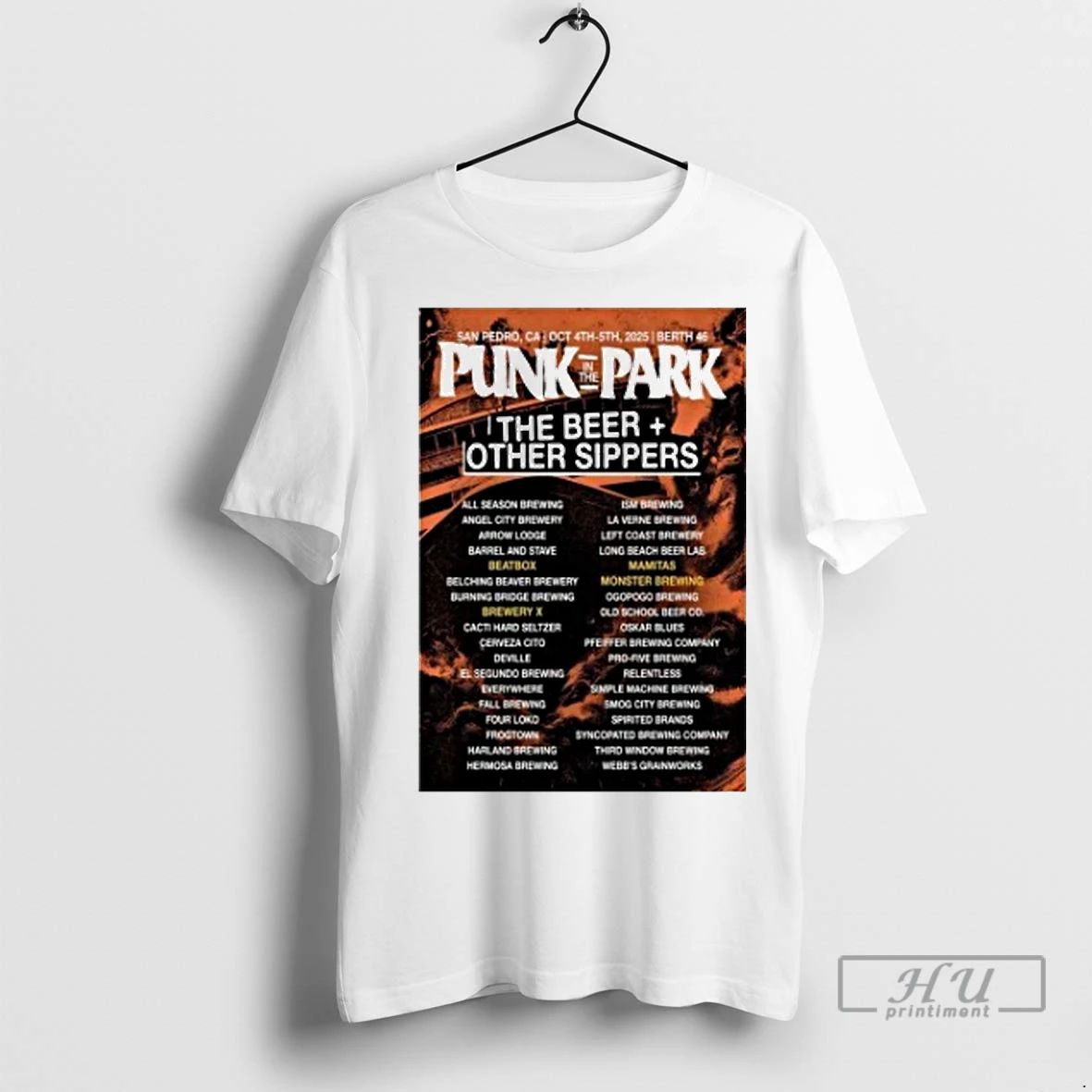 Officials Punk Festival San Pedro California 2025 T Shirts