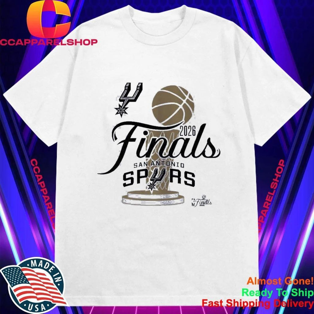 San Antonio Spurs 2026 Finals Graphic Basketball Championship Commemorative Shirt