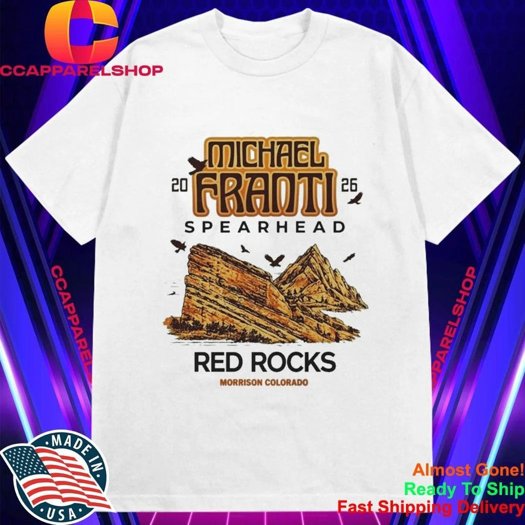 Michael Franti Morrison 2026 Red Rocks Amphitheatre Shirt
