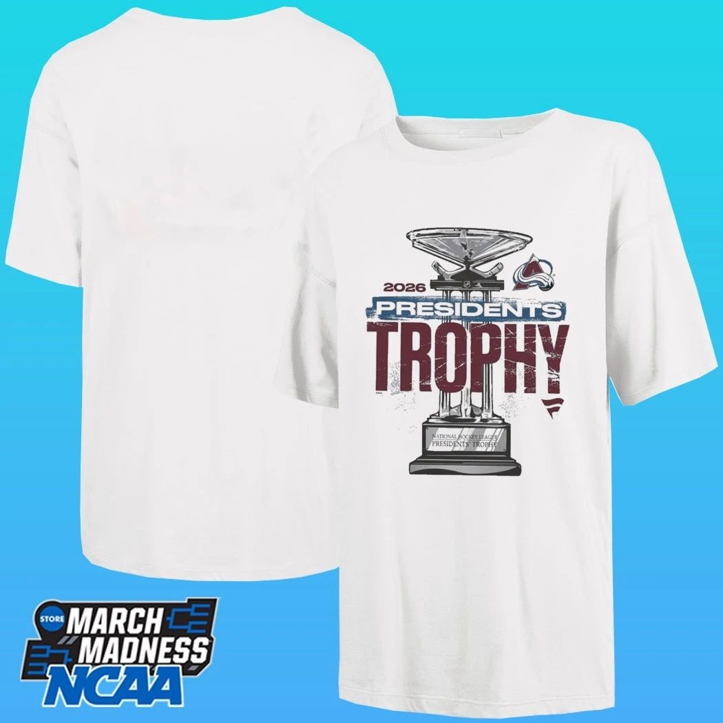 Colorado Avalanche NHL2026 Presidents Trophy Winner Stanley Cup Playoffs 2026 Shirt