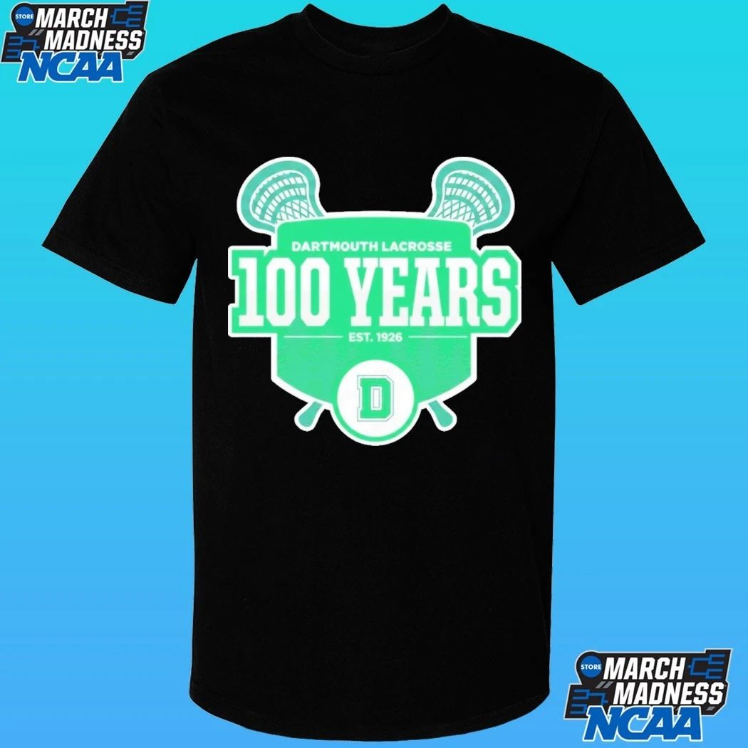 Dartmouth Lacrosse 100 Years Est 1926 Logo Shirt