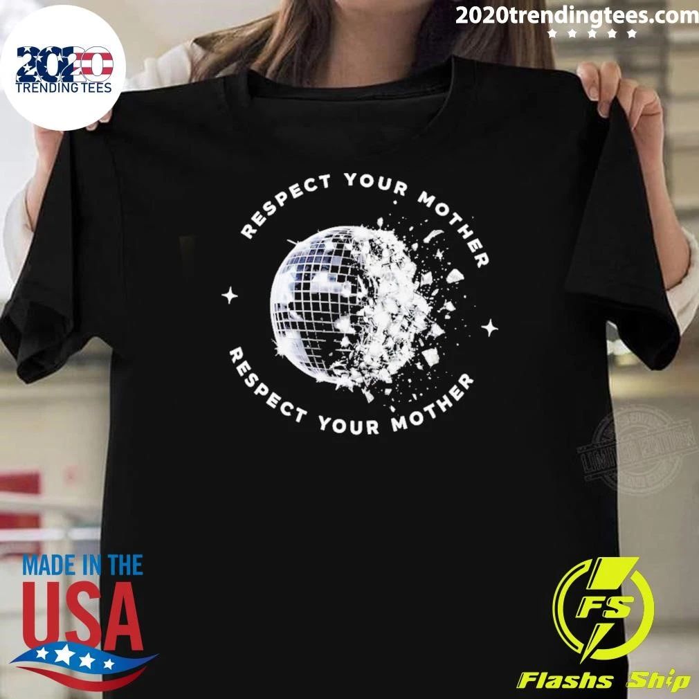 Disco Ball Respect Your Mother Concert Vintage Shirt