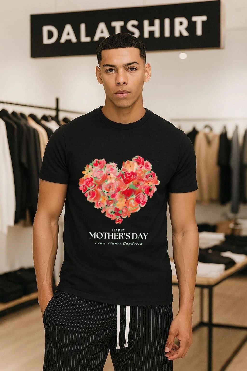 Happy Mother’s Day From Planet Euphoria Floral Heart shirt