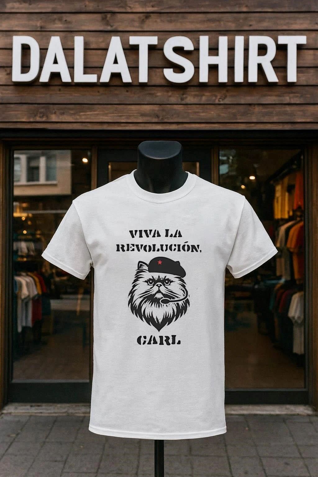 Viva La Revolucion Carl Cat shirt
