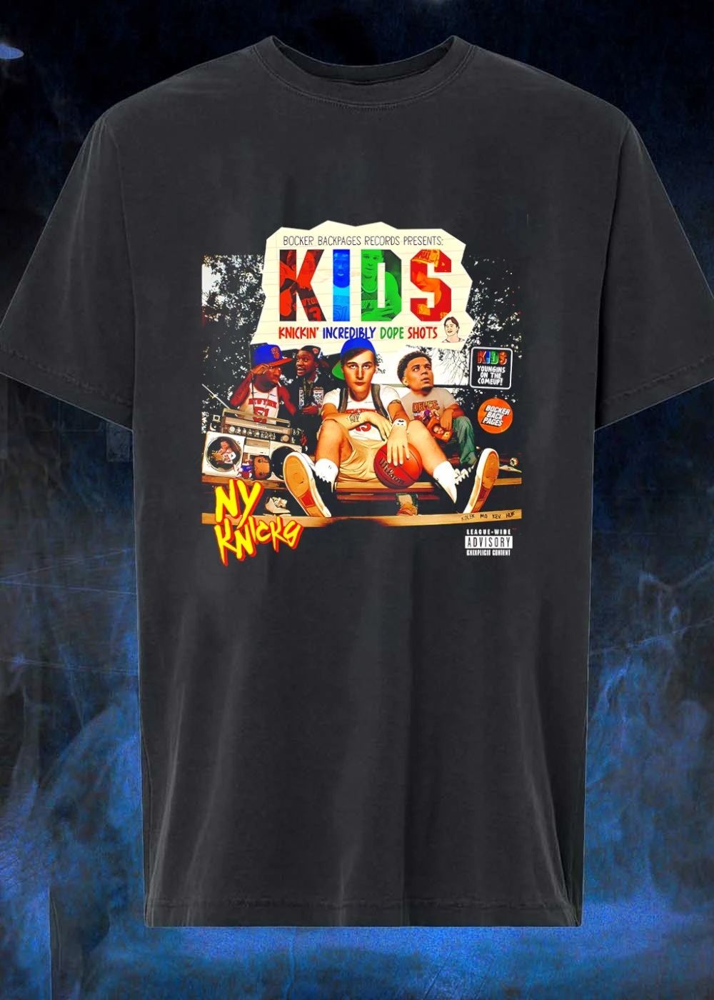 Records Presents Kids Knickin Incredibly Dope Shots NY Knicks T-Shirt