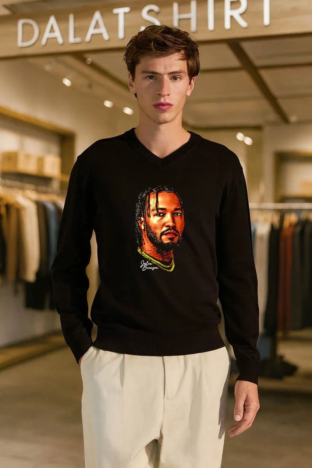 Jalen Brunson Portrait T-Shirt