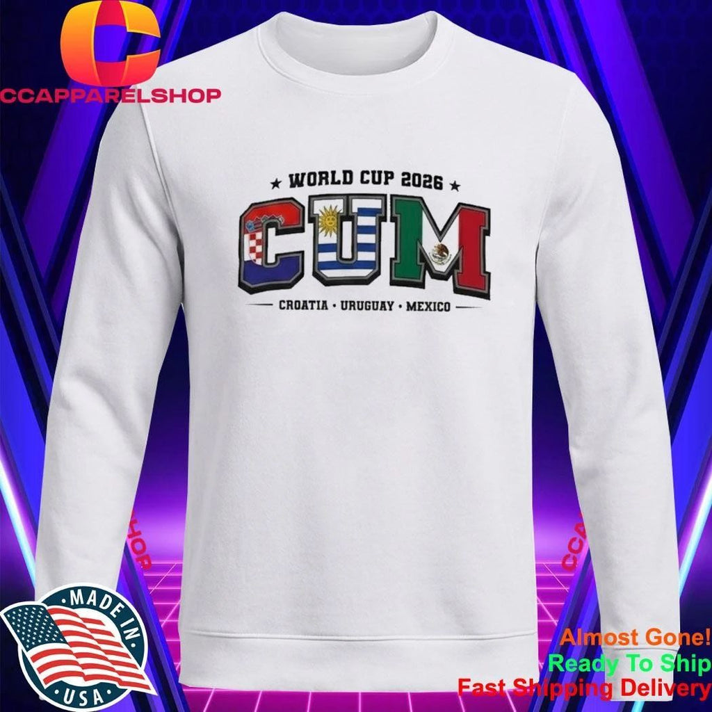 World Cup 2026 CUM Croatia Uruguay Mexico Shirt