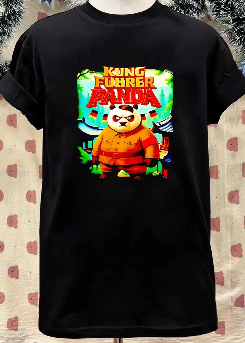 Kung Fuhrer Panda funny shirt