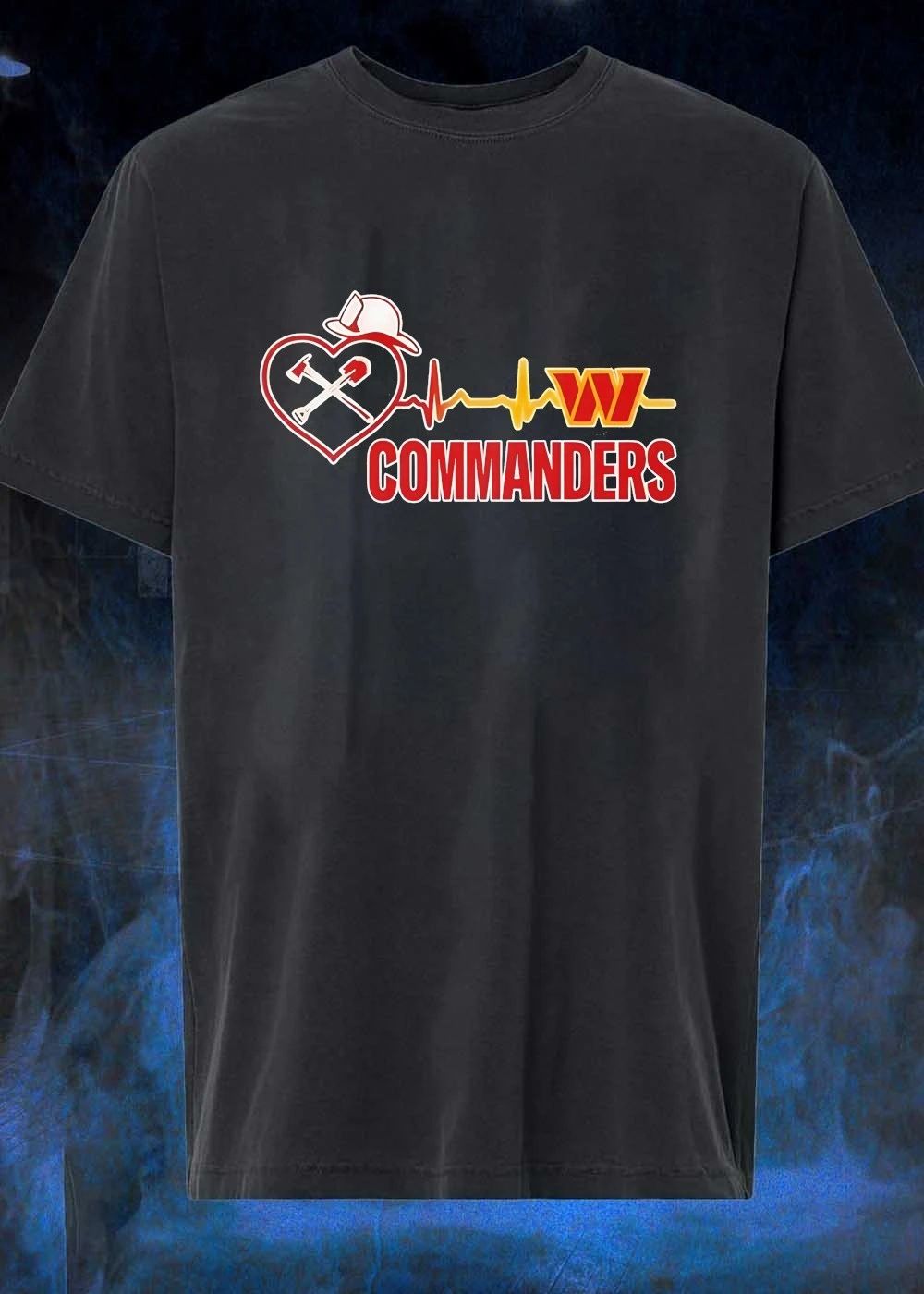 Washington Commanders Football 2026 heart rate shirt