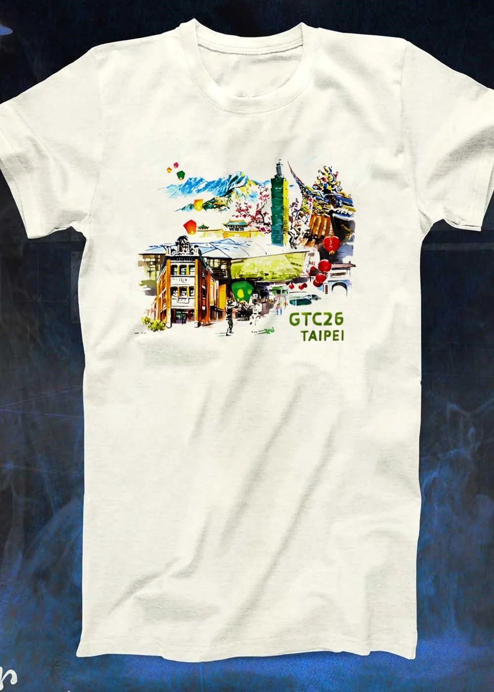 Taipei Landmarks Watercolor GTC26 Taipei T-Shirt