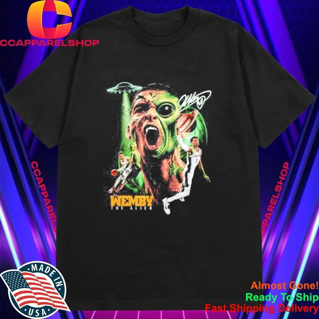 Wemby The Alien San Antonio Spurs NBA Shirt