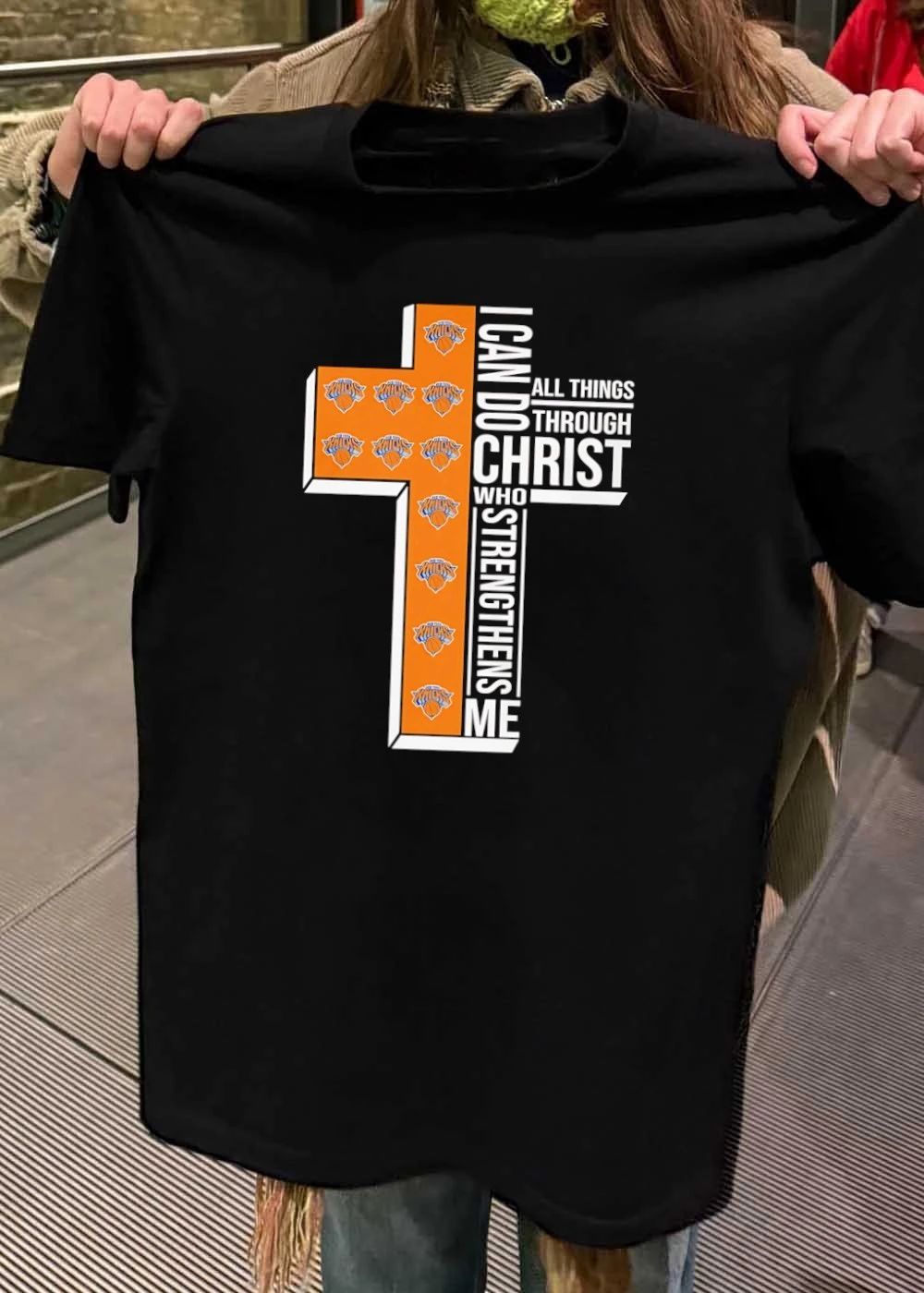 I Can Do All Things Through Christ Who Strengthens Me Cross Knicks shirt