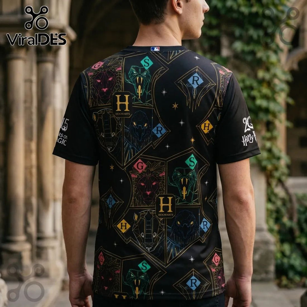 Las Vegas Aviators x Harry Potter 2026 Black T-Shirt