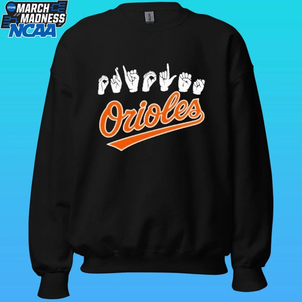 Asl Hand Sign Orioles Shirt