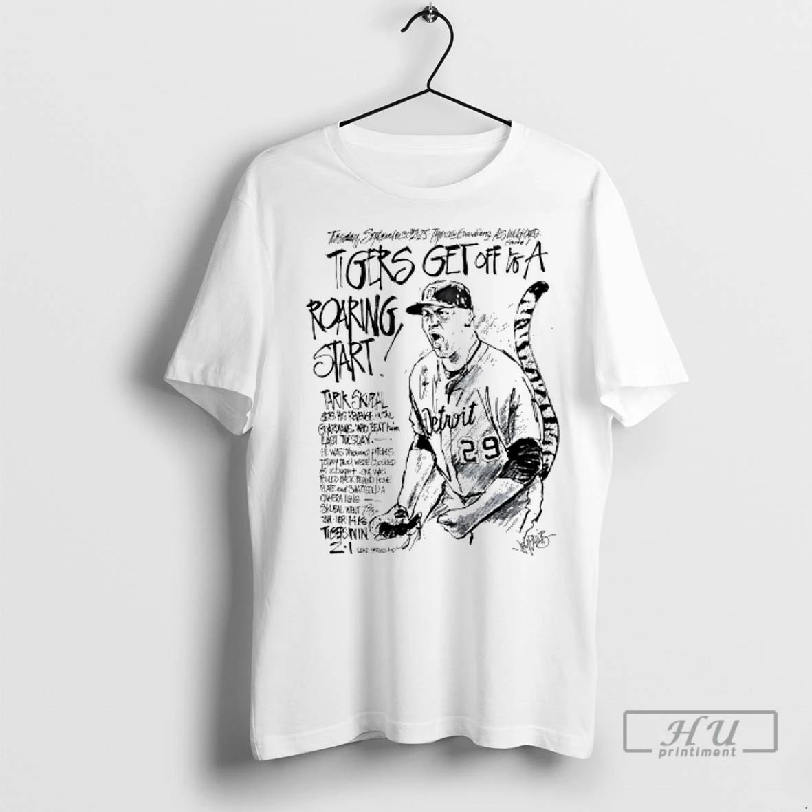 Officials Detroit Tigers Tarik Skubal Get Of To A Roaring Start T Shirts