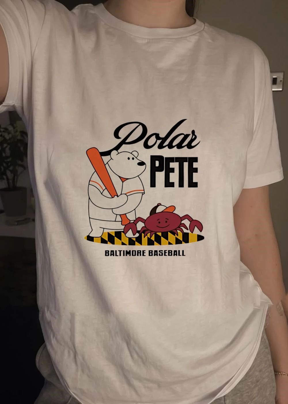 Polar Pete Baltimore Orioles MLB Polar PETE iPLAYERS BALTIMORE BASEBALL shirt