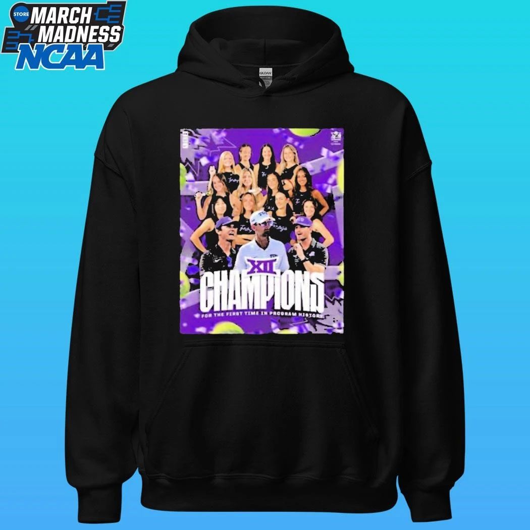 Tcu Horned Frogs Are 2026 Big 12 Tournament Champions Women’s Tennis Shirt
