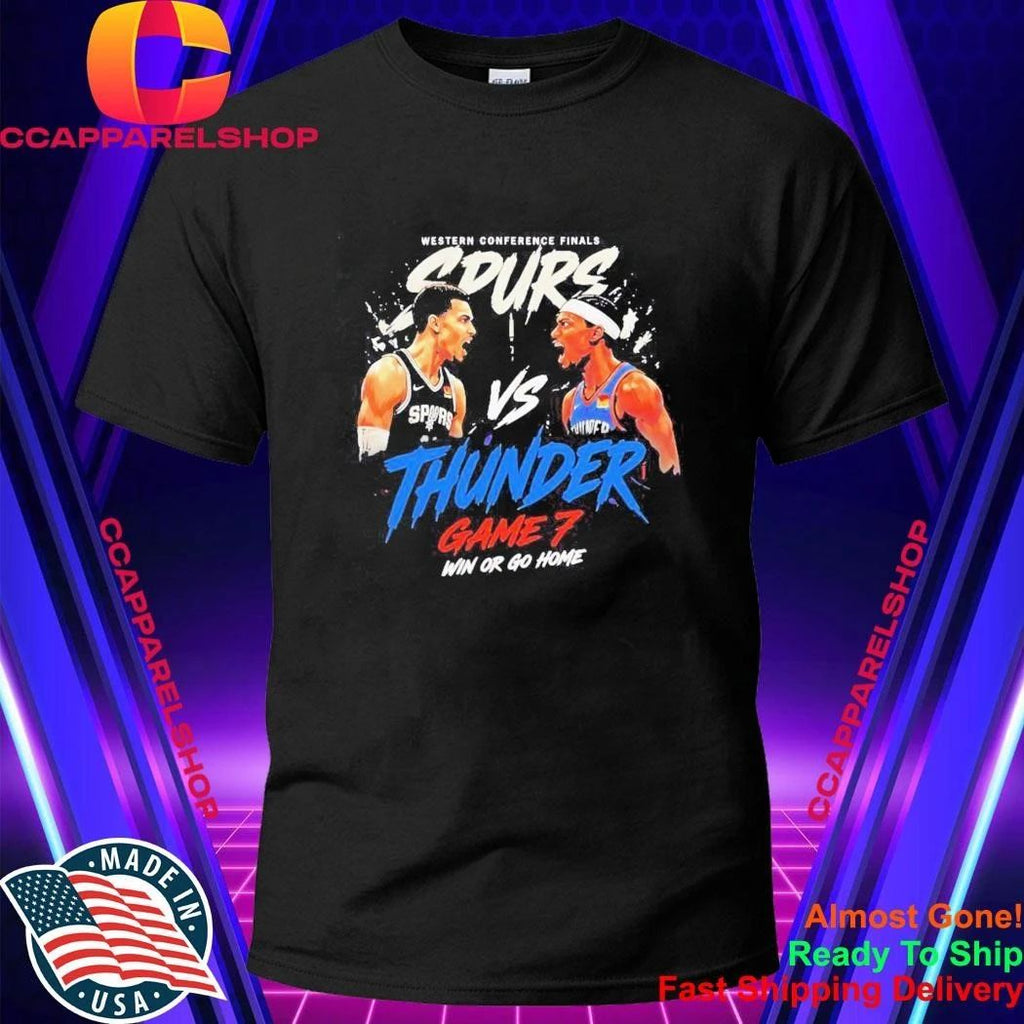 Victor Wembanyama vs Shai Gilgeous-Alexander NBA Game 7 Western Conference Finals Shirt