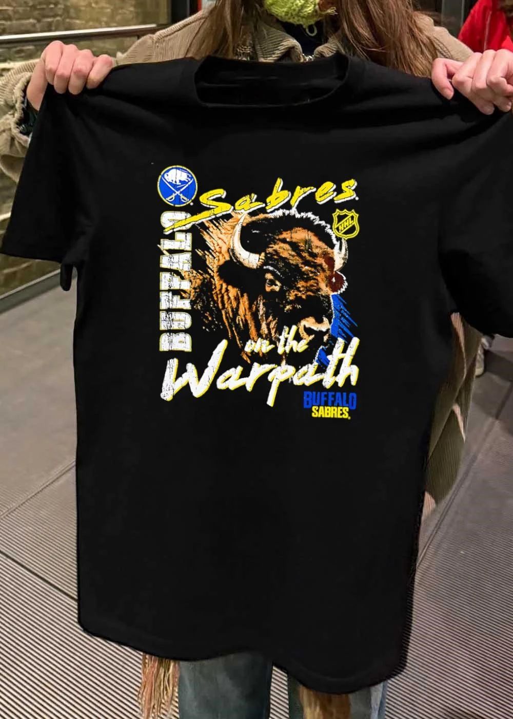 Buffalo Sabres On The Warpath NHL Ice Hockey Distressed Buffalo Logo shirt