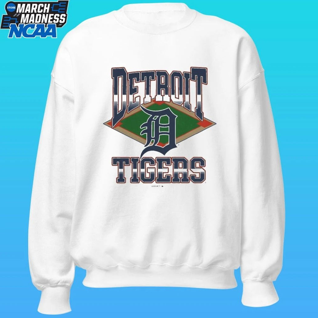 Detroit Tigers Baseball Retro Diamond Shirt