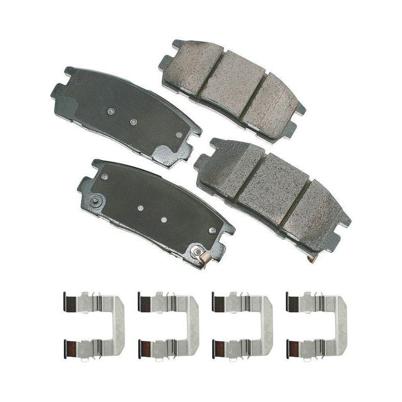Akebono OEM ProAct Ultra-Premium Ceramic Rear Disc Brake Pad ACT1275