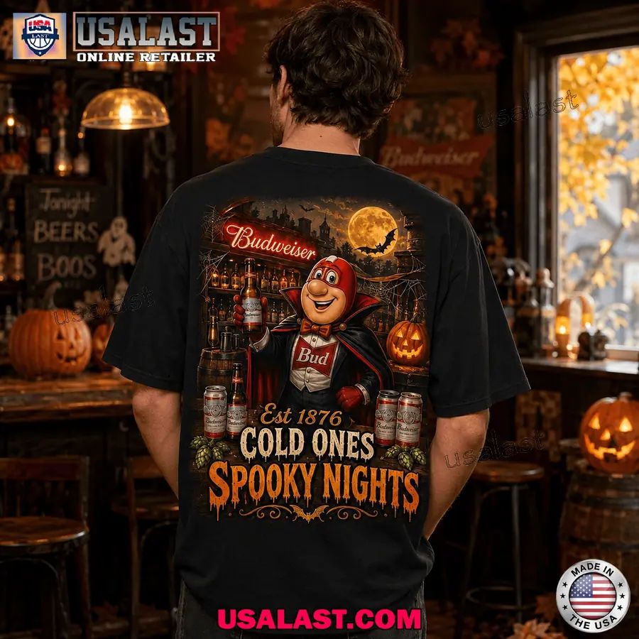 Budweiser Cold Ones Spooky Night Halloween 2026 T-Shirt