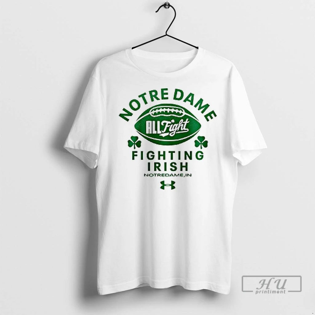 Officials Otre Dame Fighting Irish All Fight Football Mascot T Shirt