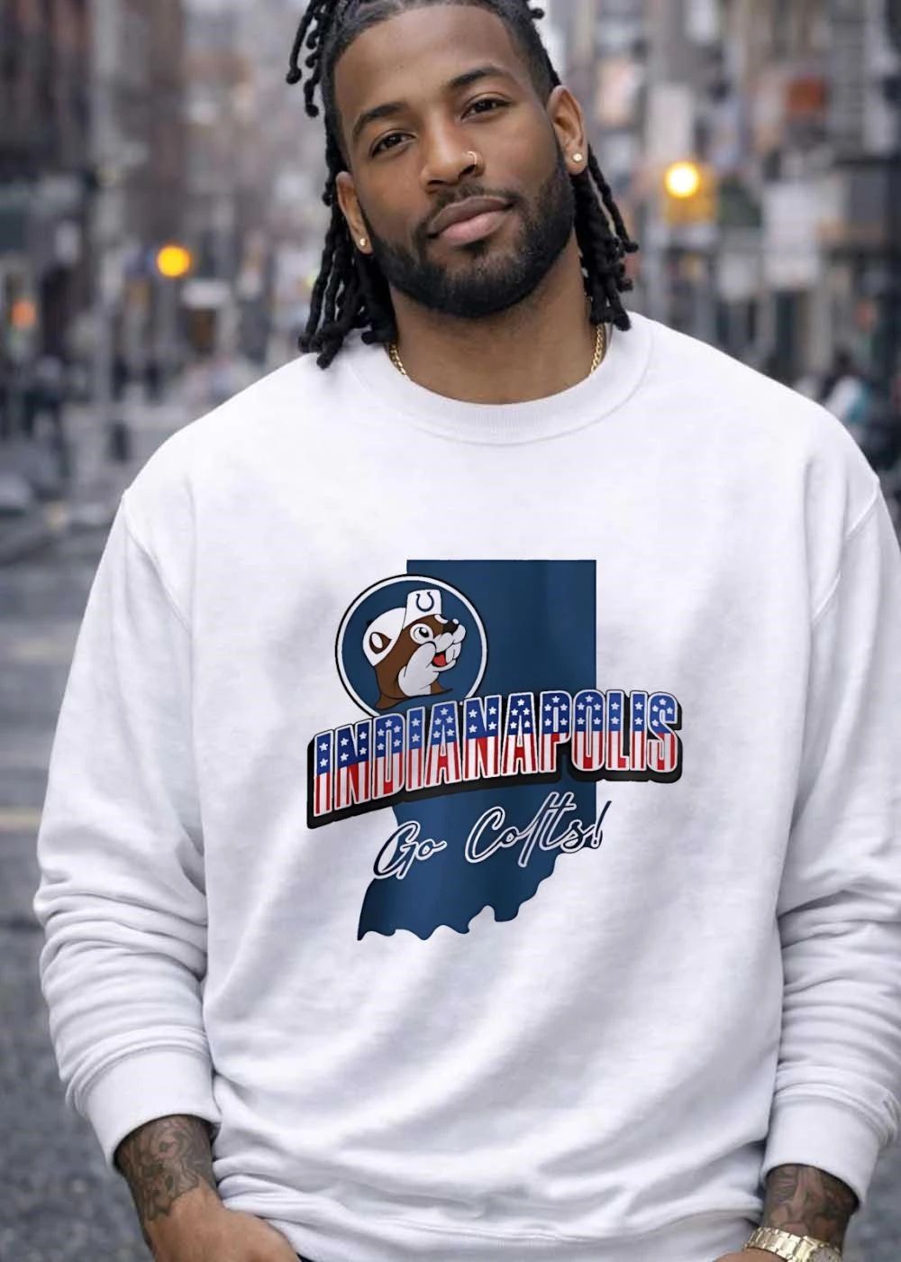 Indianapolis Colts x Buc-ee’s Patriotic map shirt