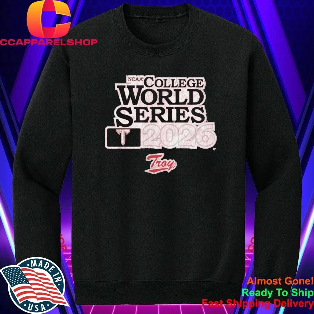 Troy Trojans Baseball NCAA College World Series 2026 Shirt