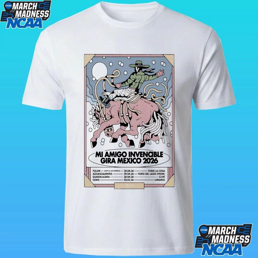 Mi Amigo Invencible 2026 Gira Mexico Tour Poster Shirt
